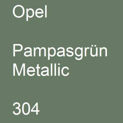 Opel, Pampasgrün Metallic, 304.